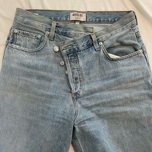 Agolde criss cross jeans size 26 fits more like 27